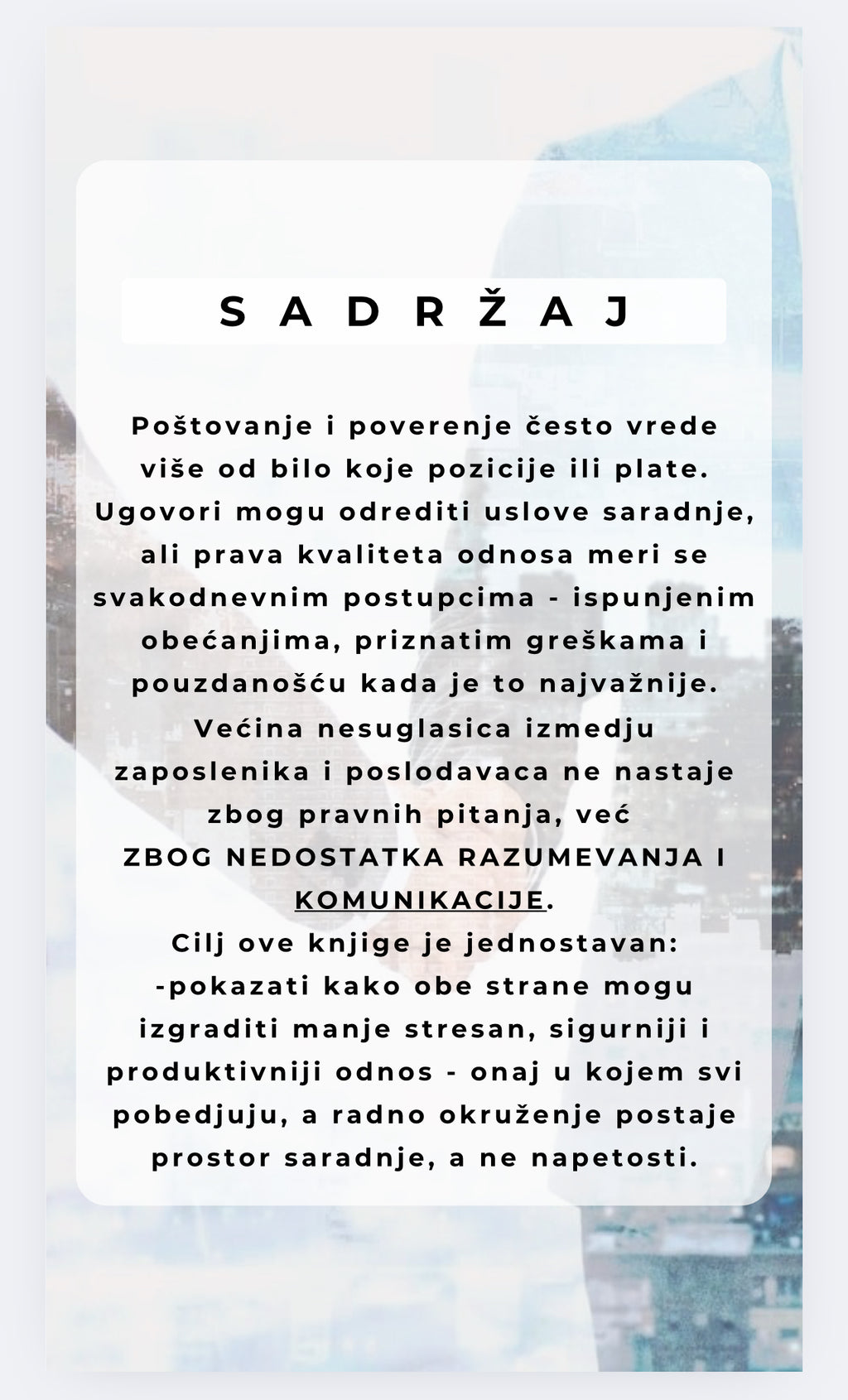 Knjiga koju bi svaki radnik i svaki poslodavac morali da pročitaju pre nego što potpišu ugovor.